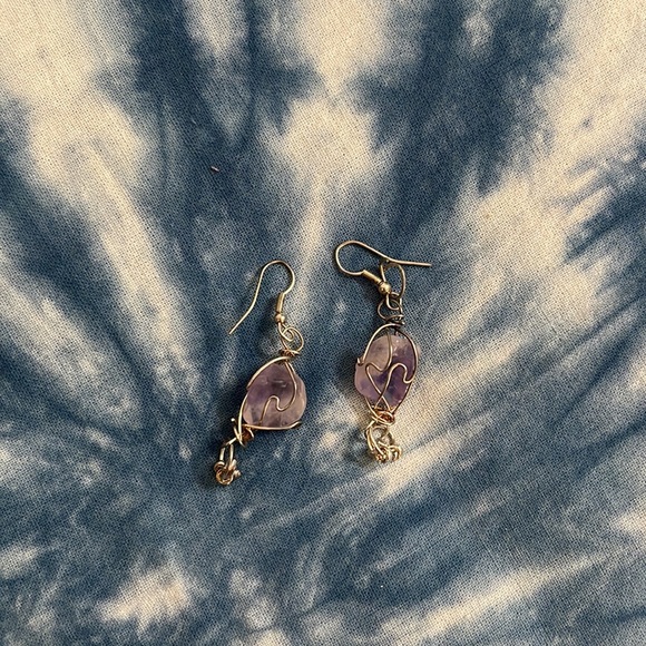 Beach wear stone necklace with earnings and bracelet - Picture 5 of 5